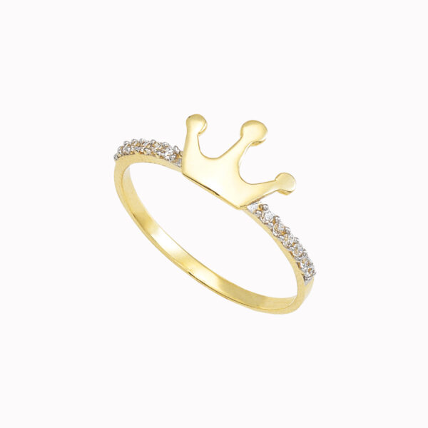 Anillo de oro para niña